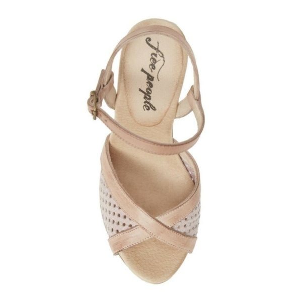 Free People Rendezvous Platform Sandals Natural - Picture 5 of 10